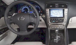 Convertible Models at TrueDelta: 2010 Lexus IS interior