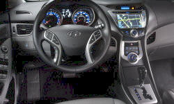 Coupe Models at TrueDelta: 2013 Hyundai Elantra interior