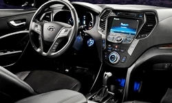 Hyundai Models at TrueDelta: 2016 Hyundai Santa Fe Sport interior