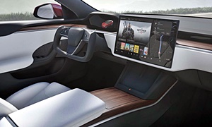 Tesla Models at TrueDelta: 2023 Tesla Model S interior