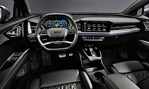 Audi Models at TrueDelta: 2023 Audi Q4 e-tron interior