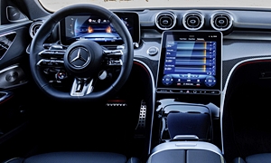 Convertible Models at TrueDelta: 2023 Mercedes-Benz C-Class interior