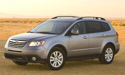 Mini Convertible vs. Subaru Tribeca Fuel Economy (km/L)