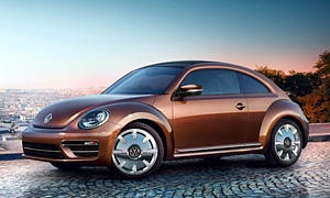 Volkswagen Beetle vs. Porsche Cayman Fuel Economy (g/100m)