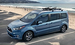 Lincoln MKX vs. Ford Transit Connect Fuel Economy (g/100m)