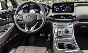 Mercedes-Benz CLA vs. Hyundai Santa Fe Fuel Economy (g/100m)