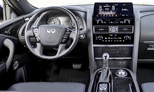 Hyundai Veloster vs. Infiniti QX80 Fuel Economy (g/100m)