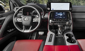 Lexus LX vs. Toyota Sienna Fuel Economy (g/100m)
